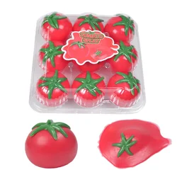 1pc Tomato Kids Toys Autism Squeeze Squishies Balls Stress Relief Fidget Toy Antistress Prank Props Water Ball Kids Gift