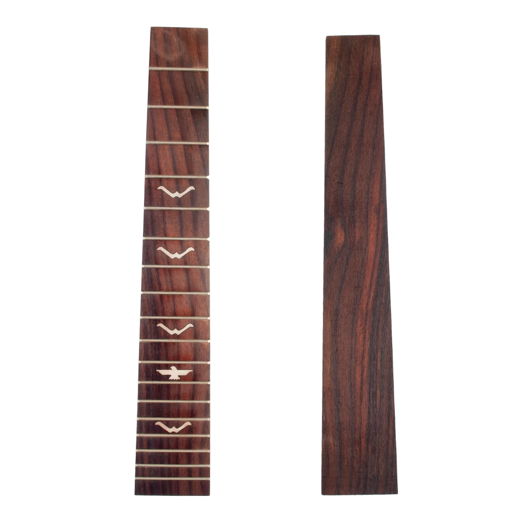 Lommi 26 ''Ukulele Fretboard Palissander Tenor Uke 18 Frets Seagull Patroon Purfling Inlay Diy Onderdelen Voor Hawaii Gitaar