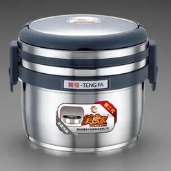 8 Hours Vacuum Thermal Insulation Leakproof Stainless Steel Lunch Box Set Portable Kids School Bento Box Thermos Food Container