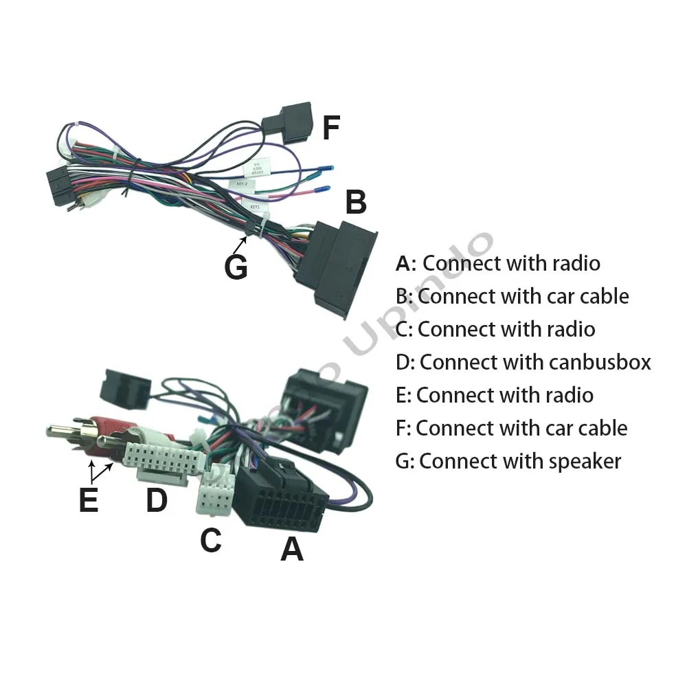 Car Radio Cable CAN Bus Adapter for Chevrolet Cruze AVEO Malibu TRAX Wiring Harness Audio Media Player Power Connector Socket