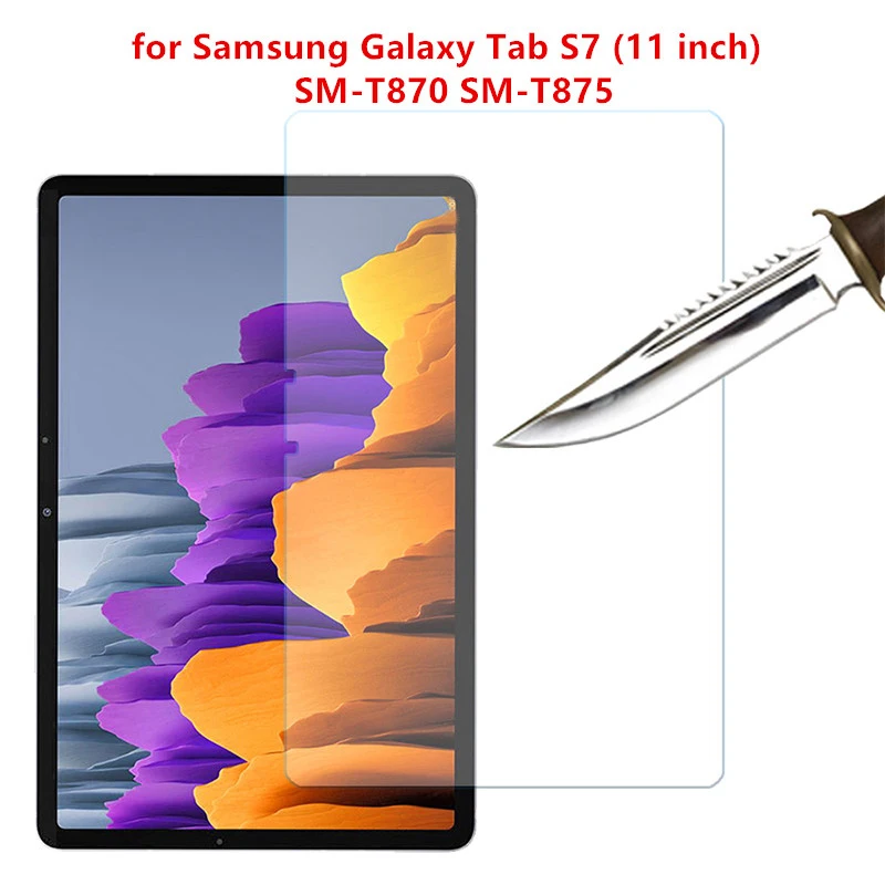 

Tempered Glass Screen Protector for Samsung Galaxy Tab S7 SM-T870 T875 T876B 11 inch Tablet 9H Glass Guard Film Cover for T870