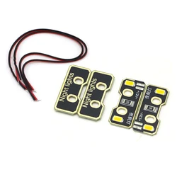 4pcs 12V LED Night Navigation Light High Power Light Rack LED Board with Cable for FPV Quadcopter F330 F450 F550 RC Drone