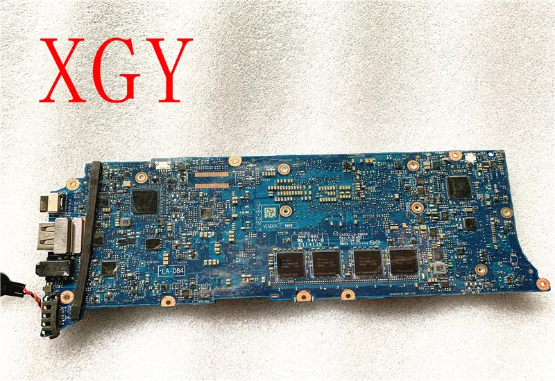 original Placa-mãe do portátil para FOR dell XPS-13 9350 motherboard LA-D841P 4N87K 4gb-ram sr2zu i5-7200U 100% test OK