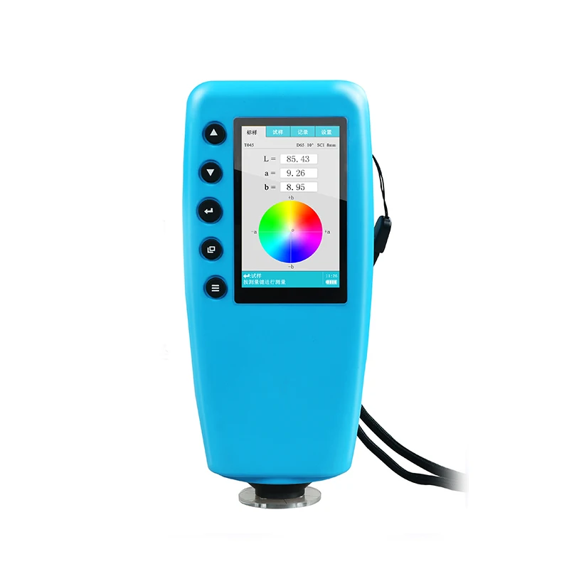 Analisador Portátil da Cor do Colorímetro do Verificador mm do Medidor da Diferença da Cor de Wr10qc Digitas