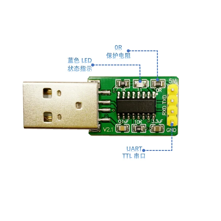 USB Serial Port Simulation Keyboard and Mouse Module Free Drive CH552G Hardware KM2 Module Composite Device