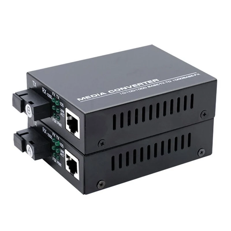 Gigabit single-mode single-fiber optical fiber transceiver SC interface network monitoring photoelectric converter 1 optical