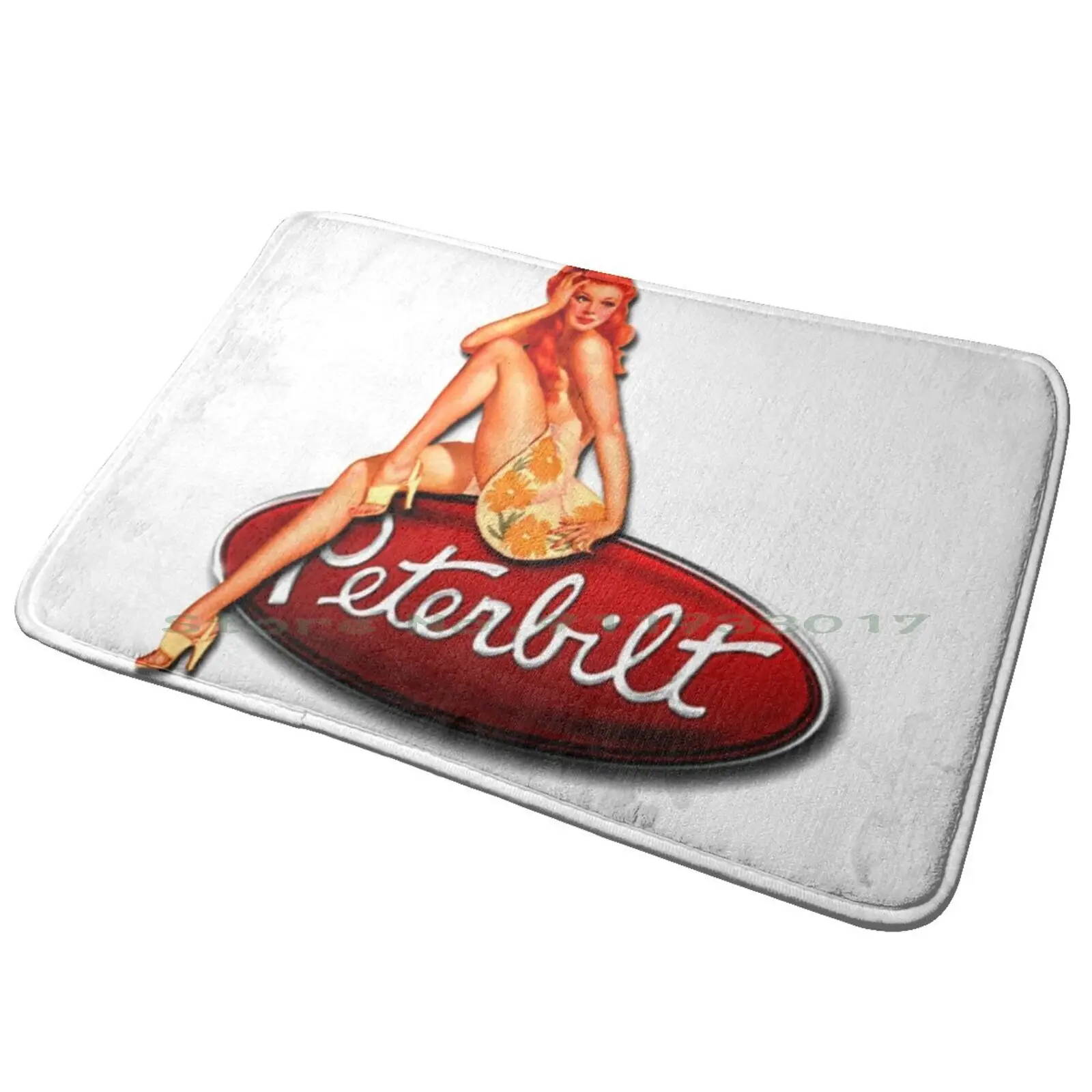 Peterbilt Girl Entrance Door Mat Bath Mat Rug Ukraine 1927 Club Lobanovsky First Stadium Vladyslav Supriaha Dinamo Kiev