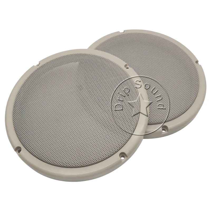 For 5" Inch 157mm Speaker Grill Cover Hige-grade Car Home Audio Conversion Net Decorative Circle Metal Mesh Protection #Beige