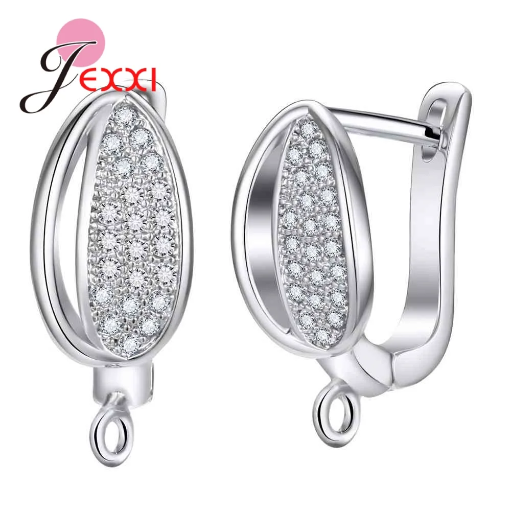 Nuovi arrivi Miglior prezzo Risultati di orecchini in argento sterling 925 genuini Componenti di gioielli da donna di moda Bellissimi gioielli fai