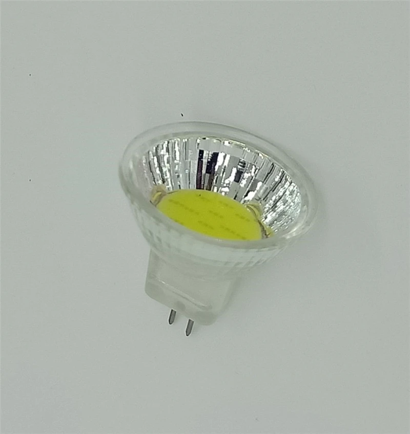 Foco Led MR11 COB 110V 220V cuerpo de vidrio GU4 lámpara de luz AC/DC 12V MR11 7W 9W bombilla LED blanco cálido/blanco frío