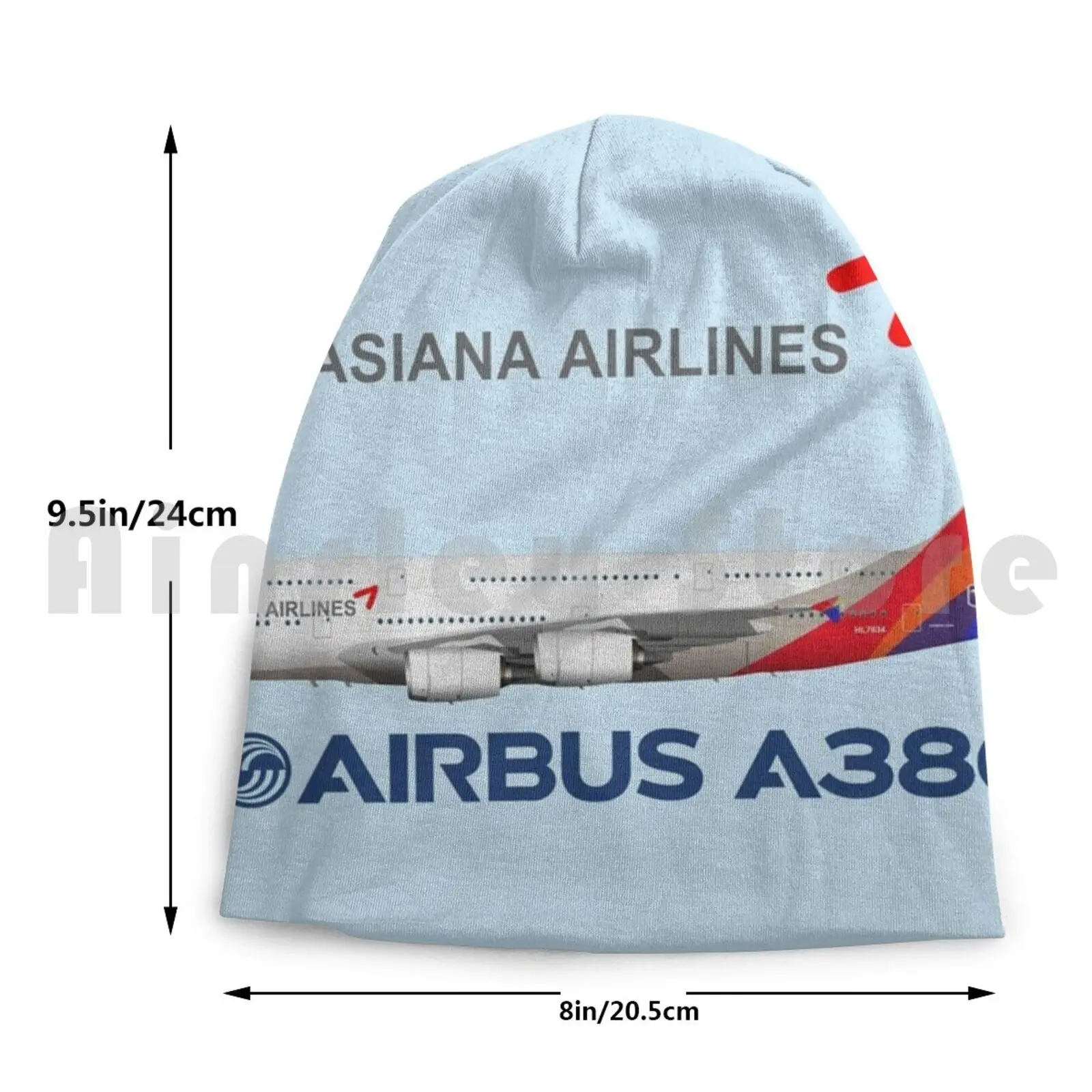 رسم توضيحي لآسيا ايرباص A380-النسخة الزرقاء بيني متماسكة قبعة الهيب هوب ايرباص A380 ايرباص A380 A380 ايرباص اسياانا