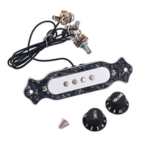 Black Pearl Sound Hole Magnetic Pickup for Folk Acoustic Electric Guitar