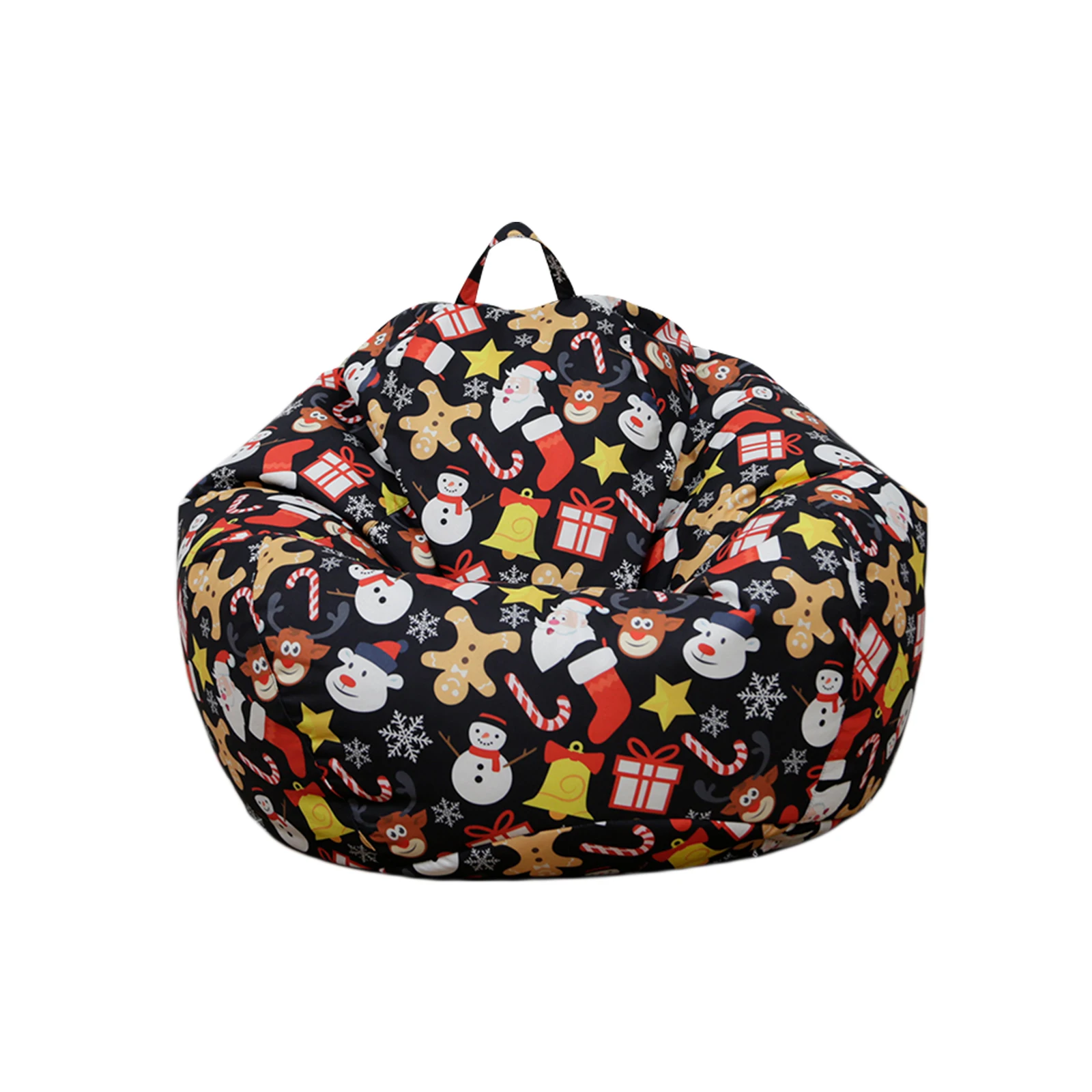 Christmas Bean Bag Cahir Covers Soft Beanbag Cover No Filler Stuffed Animals Storage Solution