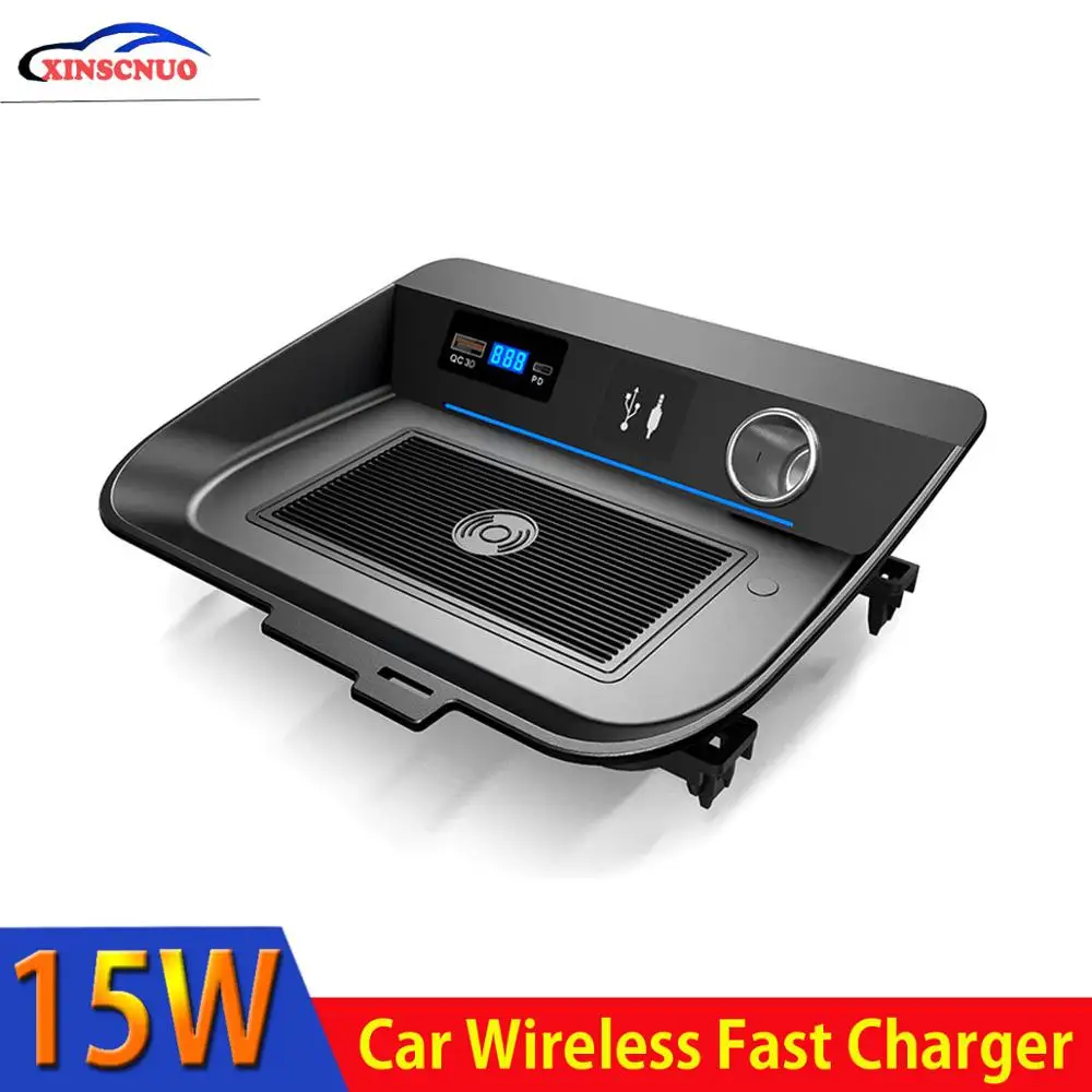 Car Accessories Vehicle Wireless Charger For Toyota RAV4 2020 Fast Charger Module Wireless Onboard Car Charging Pad