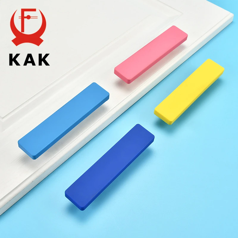 KAK Kids Room Cabinet Knobs and Handles Cartoon Furniture Handles PVC Door Knob Safe Kids Drawer Cabinet Pulls for kids Hardware