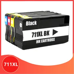 Remanufactured For HP 711 711 XL for HP711 Ink Cartridge 711XL For DesignJet T120 T520 Printer CZ133A CZ130Z CZ131A CZ132A