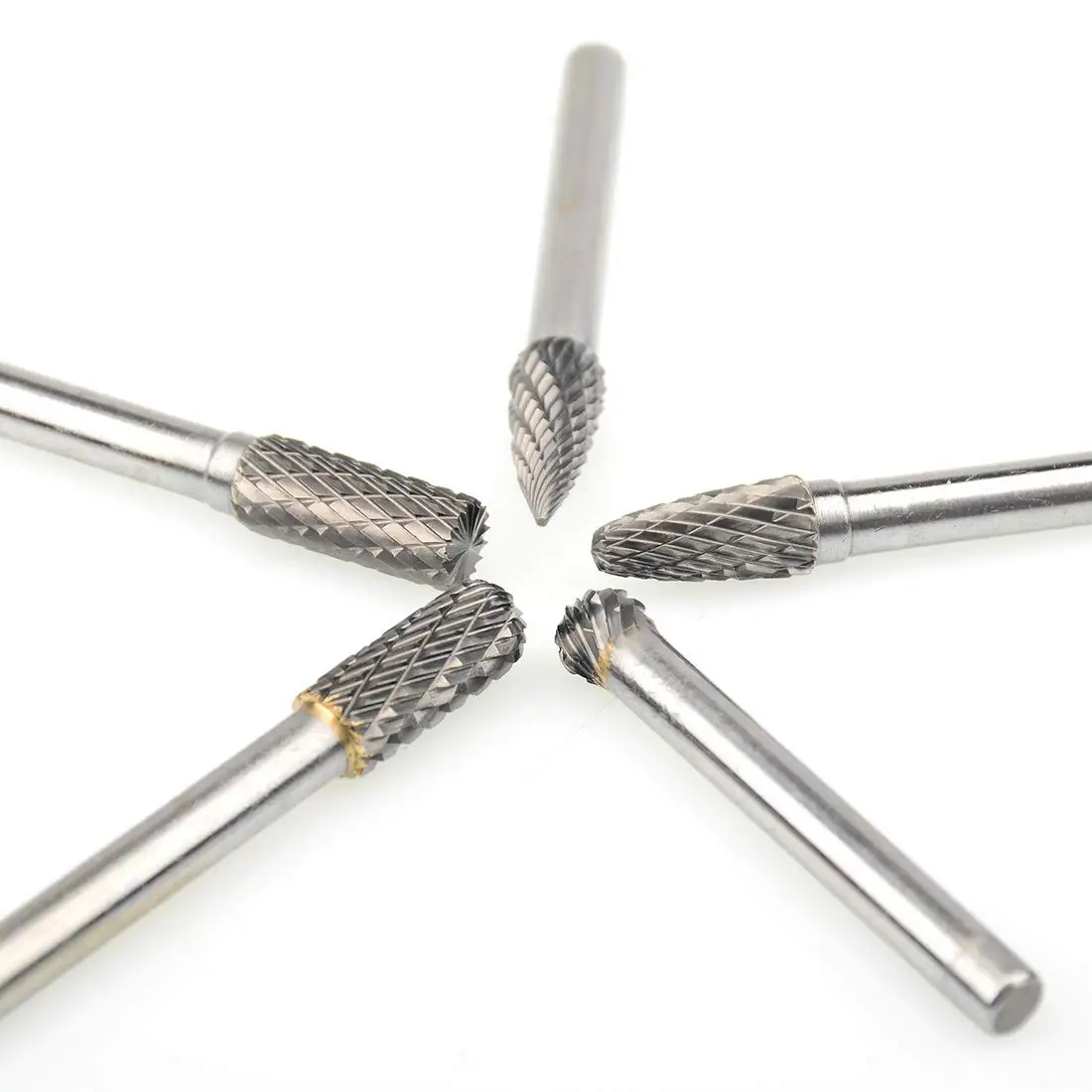 Broca com cabeça de texto dupla 5 tamanhos 6*8mm, ferramenta rotativa de carboneto de tungstênio, moedor, ferramentas abrasivas para entalhar d30