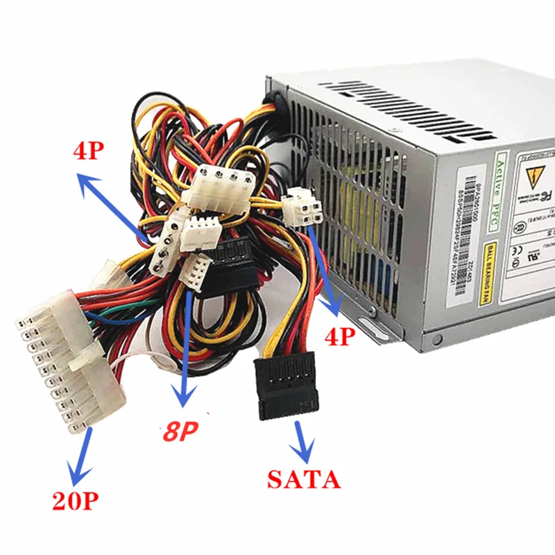 New PSU-Adapter For FSP FSP250-70PFU FSP250-60ATV(PF) FSP250-60GTV PS8-250ATX-ZE 250W ATX -5V Switch Power Supply