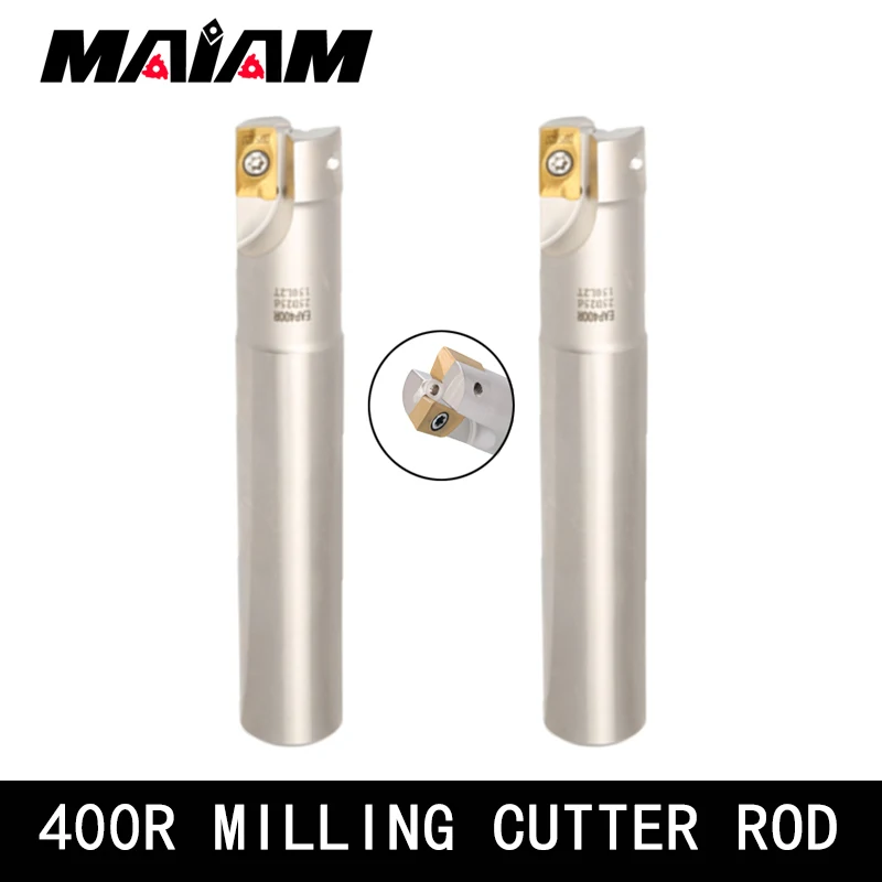 BAP 400R Milling cutter arbor C19 C20 C24 C25 C26 C28 C32 Right angle 90 deg milling cutter Rod APMT1604 Insert Cutting Holder