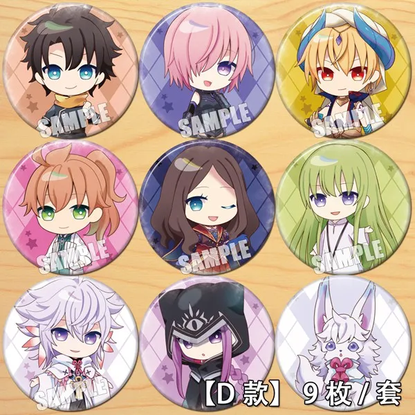 58mm Destiny Fate fgo Fate/Grand Order Archer Lancer Caster Acrylic Icons badge