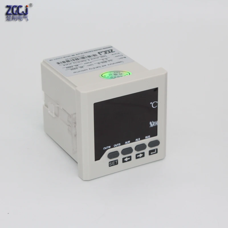 Control 4 devices Intelligent digital temperature and humidity controller with metal sensor alarm output with 25m-45m cable