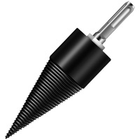 32/42/50mm Firewood Splitter Drill Bit Round/Hex/Triangle Shank Wood Cone Reamer Punch Driver Step Multifunctional Drill Bit