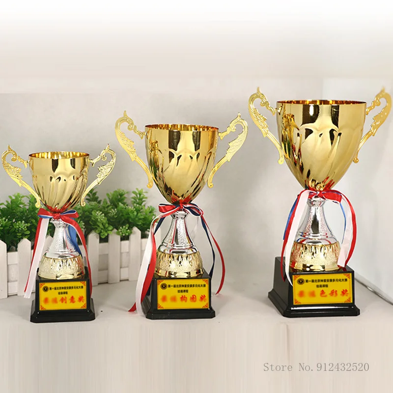 

Настраиваемый Трофей чемпионов Trofeo для конкурса, награда Business Metal Coverless Trophies, Футбольная медаль, сувенирный Кубок