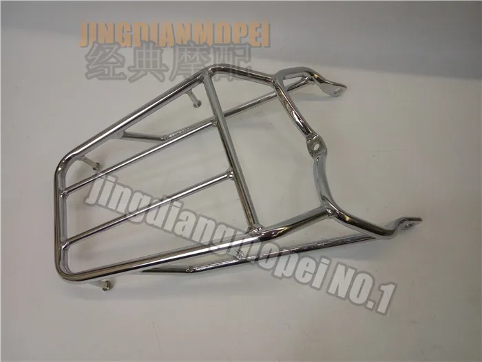 Rear Carrier Cargo Luggage Rack Passenger Grab For SUZUKI TU250 GB TU250G TU250GB Grass Tracker Bigboy Black Silver Chrome