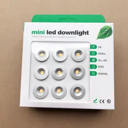 New Design DC12V 1W LED MINI Downlight Waterproof IP65 Spotlight Cabinet Lamp For Home Lighting