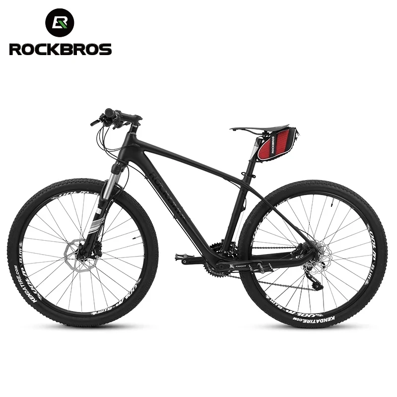 ROCKBROS Rainproof Bicycle Bag Shockproof Bike Saddle Bag For Refletive Rear Large Capatity Seatpost MTB Bike Bag Accessories