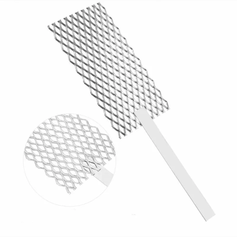 1pcs Platinized Titanium Anode Rhodium Jewelry Plating Plater Tools Mesh With Handle Jewelry Tool