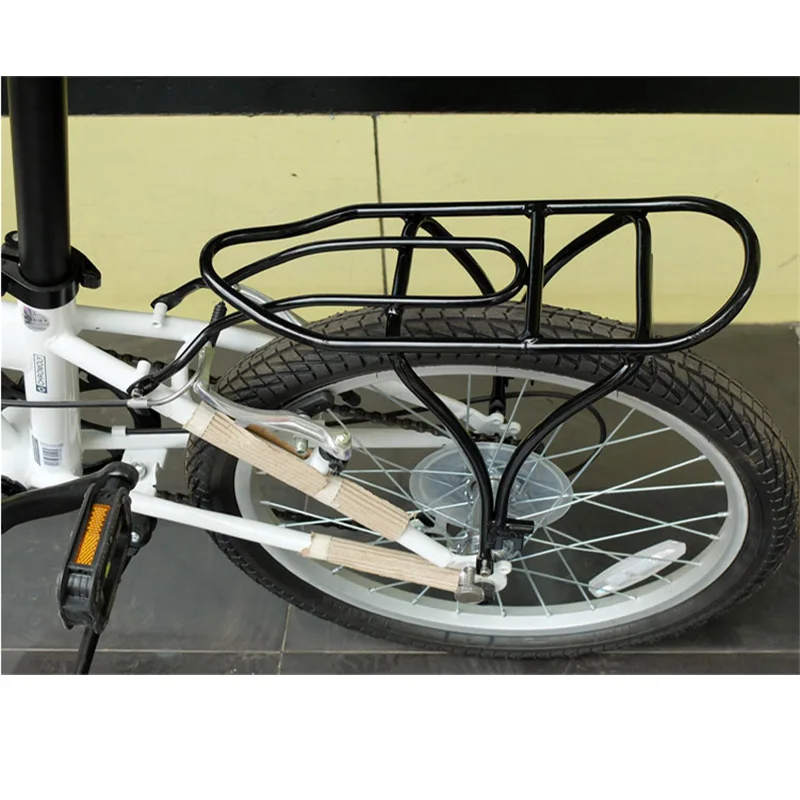 20 インチ自転車リアラック Dahon P8 アルミ合金リア棚折りたたみ