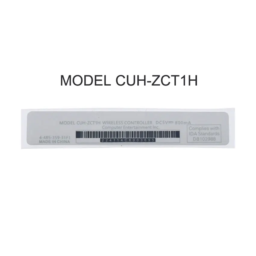 YuXi Segel Stiker Label Belakang Cangkang Pelindung Casing Rumah untuk PS4 Slim Pro Controller untuk PlayStation 4