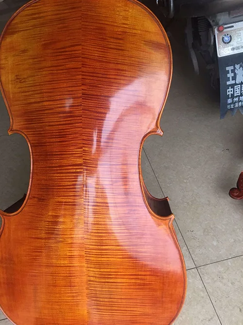 High quality handmade cello stringed instrument portable cello 4/4 3/4 solid wood natural grain cello professional violon cello