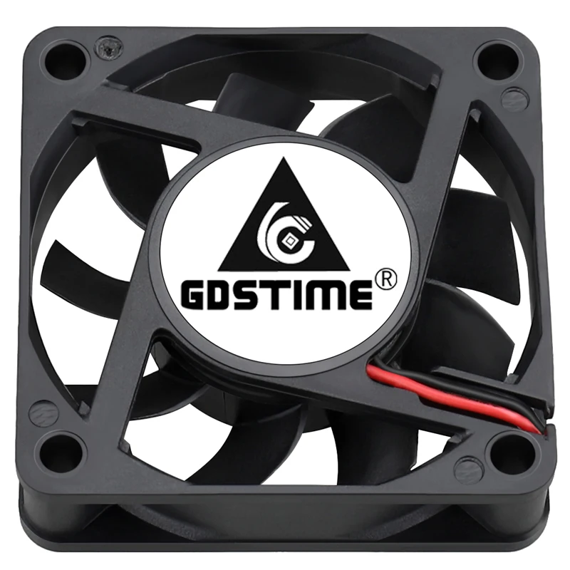 1Pcs Gdstime 6015 5V 12V 24V 2Pin Brushless DC Exhaust Cooling Fan 6cm 60mm 60x60x15mm Equipment Cooler