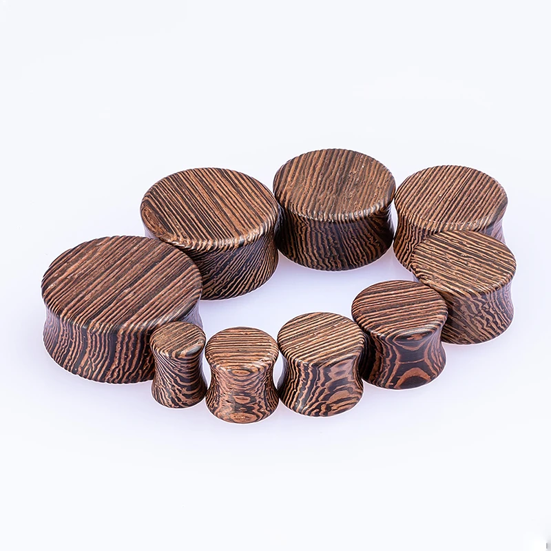 8-25mm Plugs and Tunnels Big Size Ear Tunnel Earrings Ear Stretcher Wood Expander Men Ear Piercing Body Piercing Tunnels Gauge