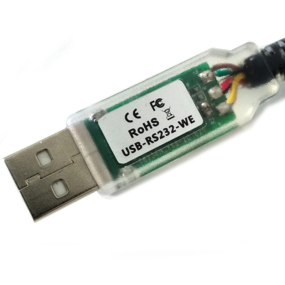 USB RS232 serial cable compatible with USB-RS232-W-E-1800-B-T