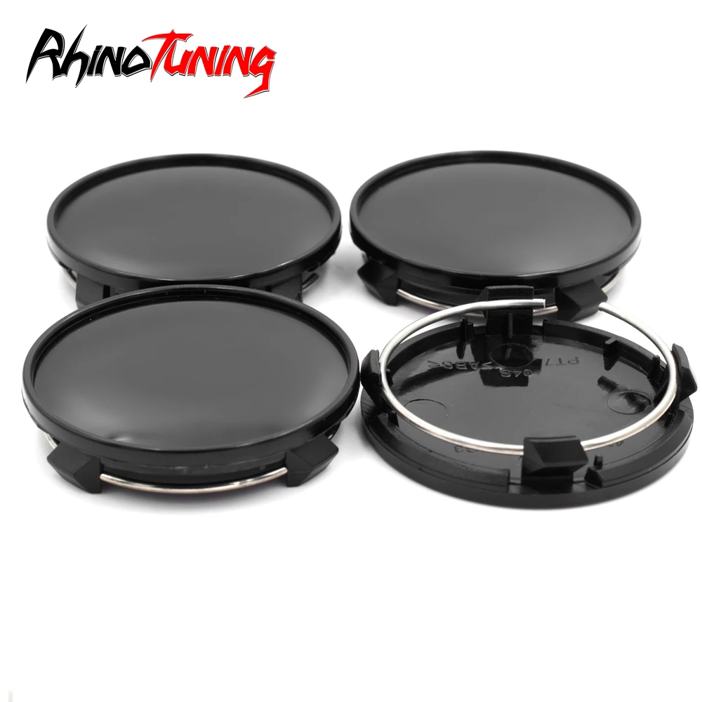 4pcs 61mm 59mm Wheel Center Cover For Rim Modification  Hub Caps Car  Styling Exterior Accessories Black Chrome