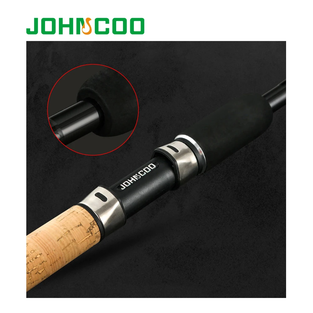 JOHNCOO Feather podajnik pręt 3.6m 3.9m wędka węglowa Spinning podajnik pręt Test 90g 120g 150g wędka wysokiej jakości