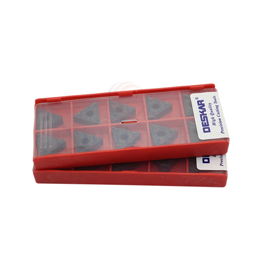 Herramientas de torneado de círculo exterior, insertos de corte de carburo de procesamiento de máquina CNC, 10 piezas, TNMG160404, TNMG160408 CM, CQ HQ LF9118