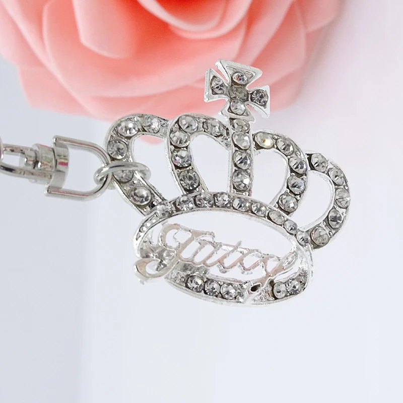 2020 Spring New Pendant Fashion Crown Keychain Car Key Decoration Jewelry Woman Bag Keychain Gift Giveaway