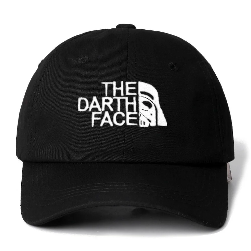 Letter The Darth Face Snapback Cap Cotton Embroidery Baseball Cap For Men Women Adjustable Hip Hop Dad Hat Bone Dropshipping