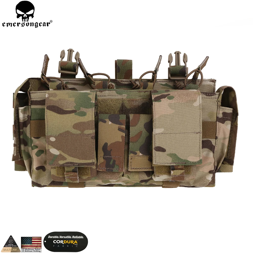 EMERSONGEAR  MF Style Gen IV Compatible Placards Outdoor Hunting Tactical Chest Rig  Vest Magazine Pouch Bag EM7363