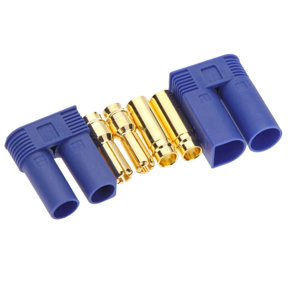 5set/Lot EC3 3mm/EC5 5mm Male Female Golden Bullet Connector Plug For RC ESC Motor Lipo Battery Car Airplane Boat Done DIY Parts