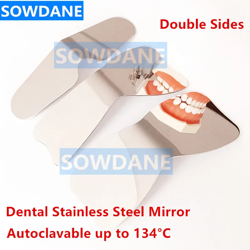 

1 piece Dental Orthodontic Teeth Whitening Autoclavable Dental Photographic Mirror Reflector Stainless Steel