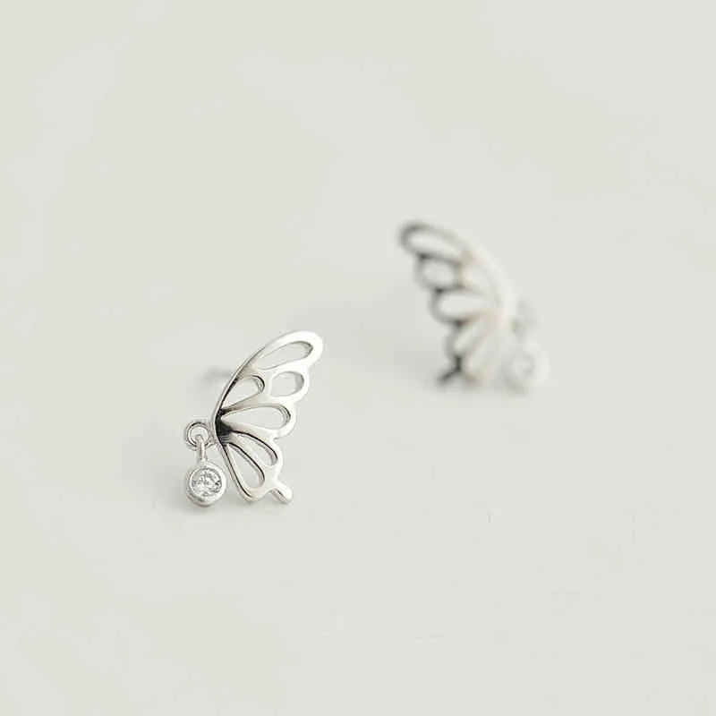 REETI 925 sterling silver butterfly Stud Earrings for Women Elegant Wedding Jewelry pendientes mujer moda 2019 Brincos