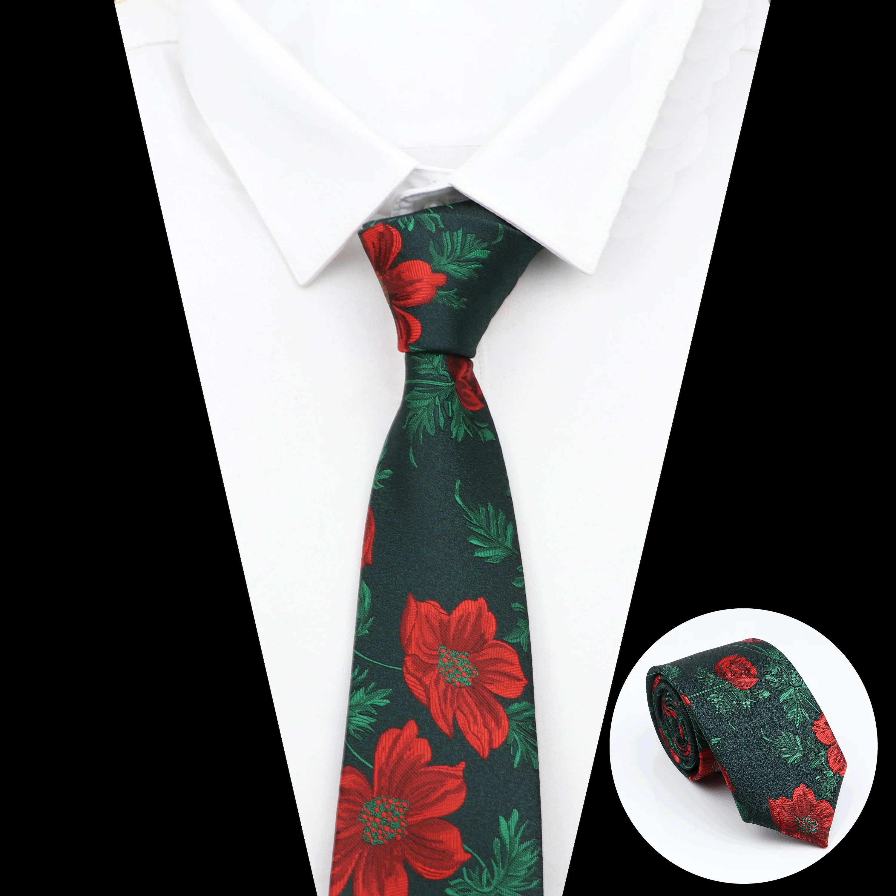 High Quality Men's Tie Flower Floral Feather Luxury Neckties Fashion Accessories Daily Wear Cravat Wedding Party Gift For Man