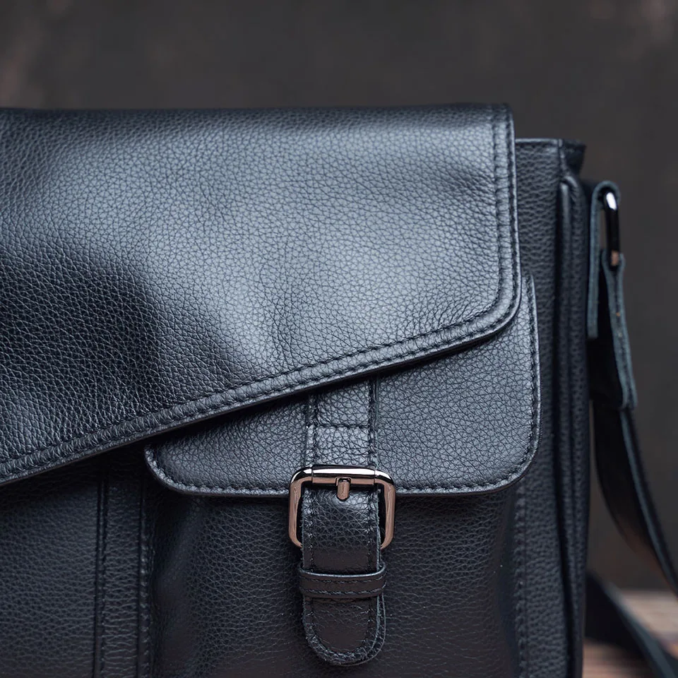 Casual Männer Umhängetasche Aus Echtem Leder Mode Schulter Tasche Hohe Qualität Leder Original Messenger Für 10,5 Zoll iPad NUPUGOO – Detail 12