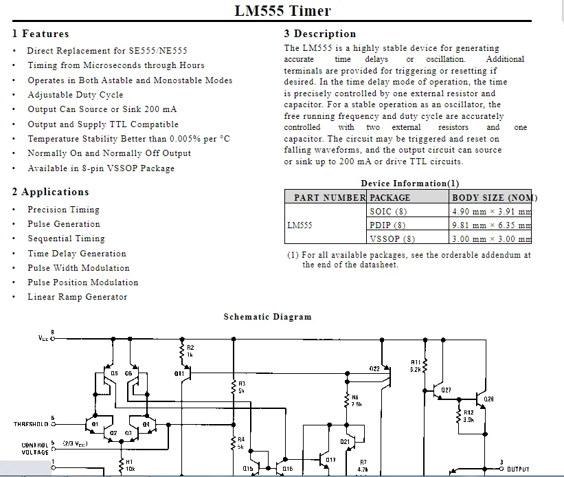 (10個) Lm555 sop-8シングルタイマー