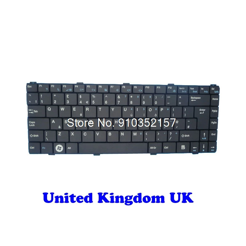 Laptop Replacement Keyboard For Kelyx PCW20 English US United Kingdom UK Chinese CN Black New